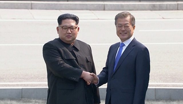 Историческая встреча: Ким Чен Ын посетил Южную Корею, видео