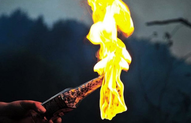 Бросил «коктейль Молотова» в детей: суд избрал меру пресечения мужчине