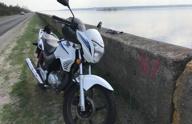 Из-под здания Апелляционного суда Киева угнали мотоцикл брата Найема