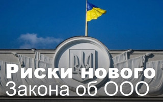 Риски нового Закона об ООО