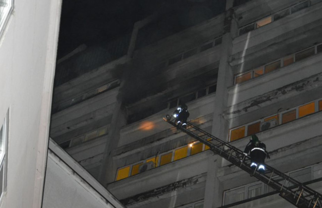 В Днепре горела областная клиника: есть пострадавшие