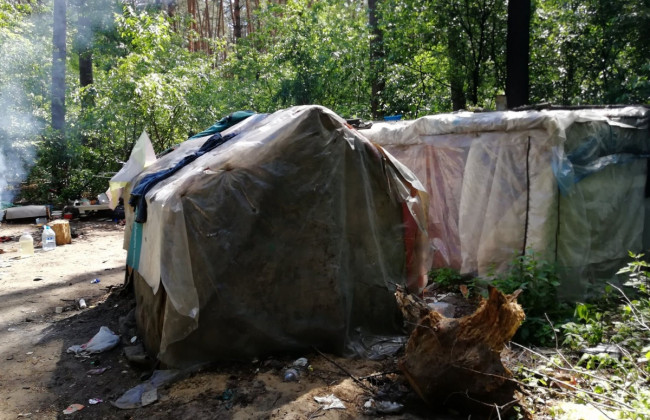 Разгром лагеря ромов в Киеве: опубликовано видео нападения