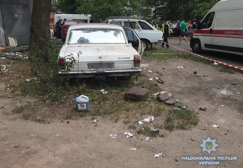В полиции сообщили подробности взрыва в Киеве