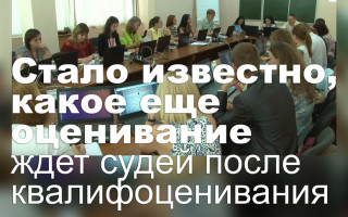Стало известно, какое еще оценивание ждет судей после квалифоценивания