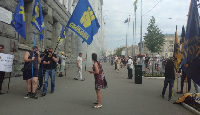 В Харьковском горсовете произошли массовые беспорядки: есть подробности