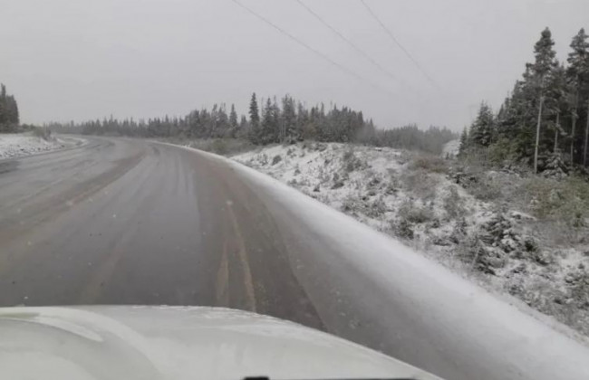 Не только Карпаты: посреди лета Канаду засыпало снегом