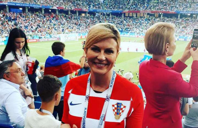 Президент Хорватии на русском языке поблагодарила РФ за чемпионат