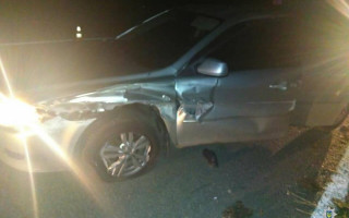 ДТП в Харькове: водитель убегая протаранил машину полицейских