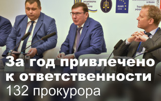 За год привлечено к ответственности 132 прокурора