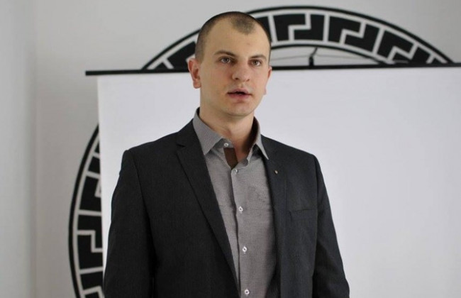 Лидер «С14» дал пощечину журналисту «Громадського»