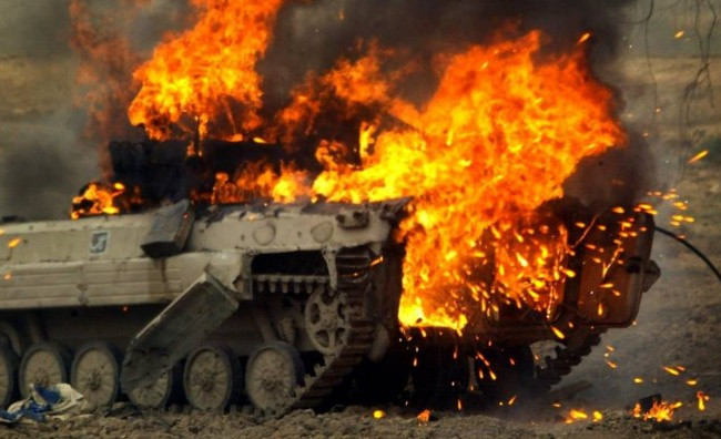 Сгорели живьем: боевики понесли потери на Донбассе