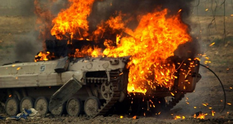 Сгорели живьем: боевики понесли потери на Донбассе