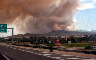 Масштабные лесные пожары в Греции: десятки людей погибли