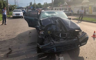 В сети опубликовано видео серьезного ДТП в Черкассах