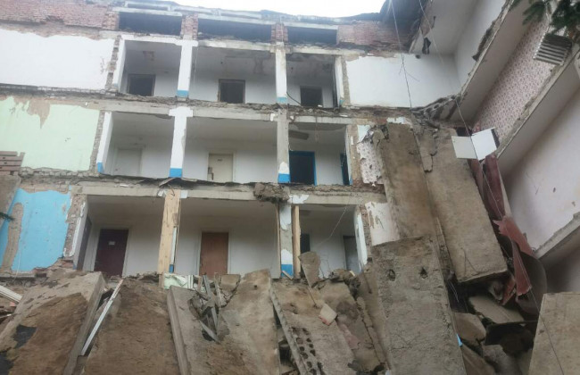 Под Житомиром обвалилось студенческое общежитие