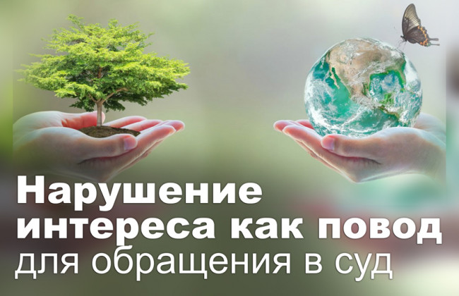 Нарушение интереса как повод для обращения в суд