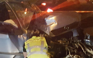 Такси на «еврономерах» попало в ДТП в Киеве: пассажирка погибла