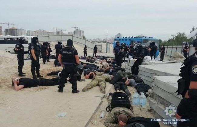 Массовое задержание «титушек» в Киеве: все подробности