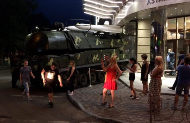 ЧП с «Буком» в центре Киева: за инцидент взялось Минобороны