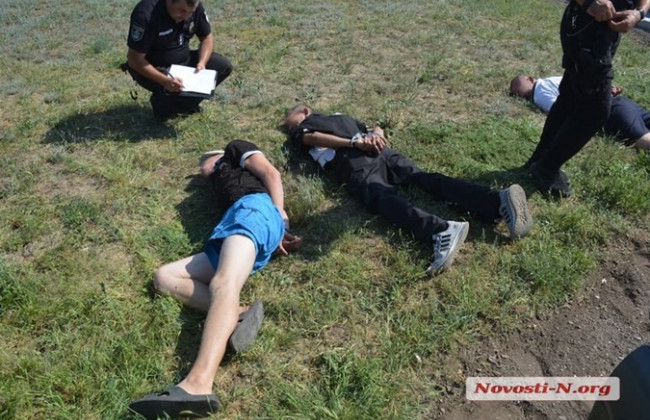 Николаевская полиция гонялась по всему городу за угнанным такси