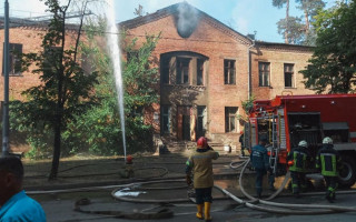 Крупный пожар в Киеве: есть подробности