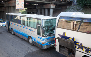 Жуткое ДТП: три автобуса с детьми столкнулись в Запорожье
