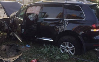 В Киеве пьяный водитель пытался удрать от полиции и устроил ДТП