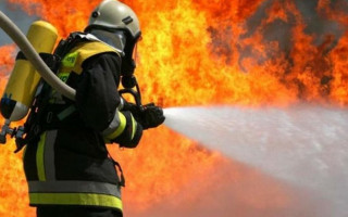 В Донецкой области на металлургическом комбинате произошел крупный пожар