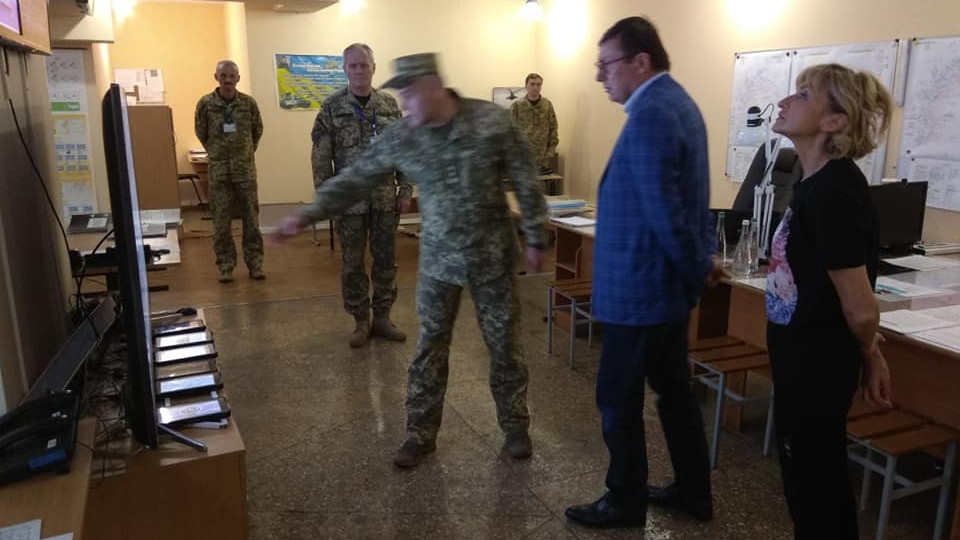Генпрокурор лично убедился в мощности украинской армии