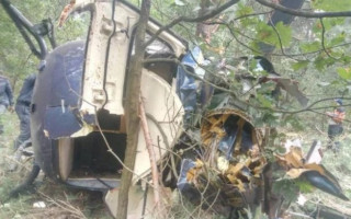 В Киеве разбился вертолет: есть пострадавшие