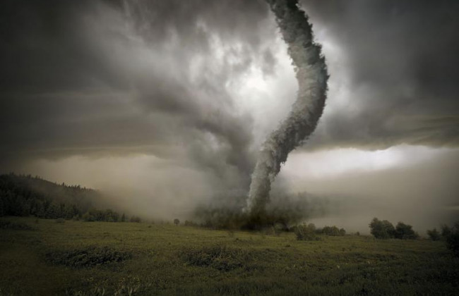 Мощный смерч зафиксировали под Винницей