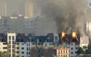 Крупный пожар в Киеве: все подробности