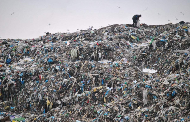 Мусорный коллапс в Киеве: неизвестные заблокировали полигон