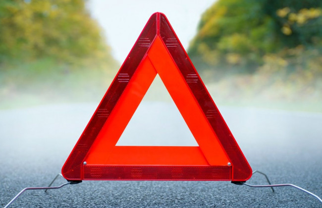 Протаранил патрульных и сгорел: в Киеве произошло ДТП