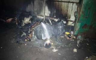 Пожар в Житомире  на свалке: погиб бездомный