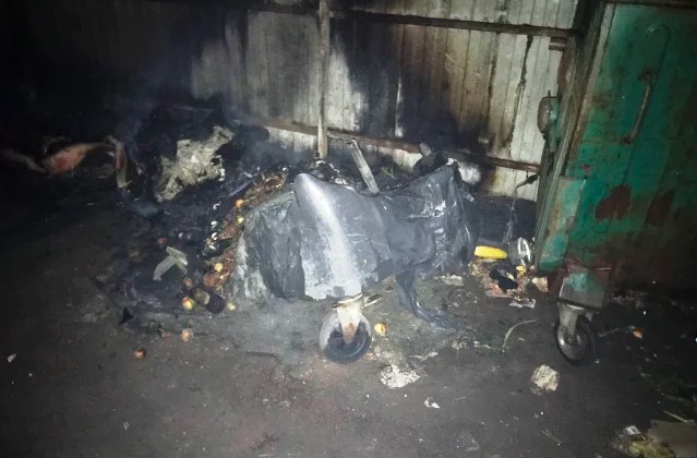 Пожар в Житомире  на свалке: погиб бездомный