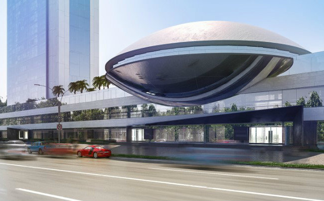 Застройщик Ocean Mall рассказал, что будет с «Тарелкой» возле «Лыбедской»