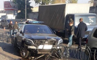 Масштабное ДТП в Киеве: 5 автомобилей попали в аварию