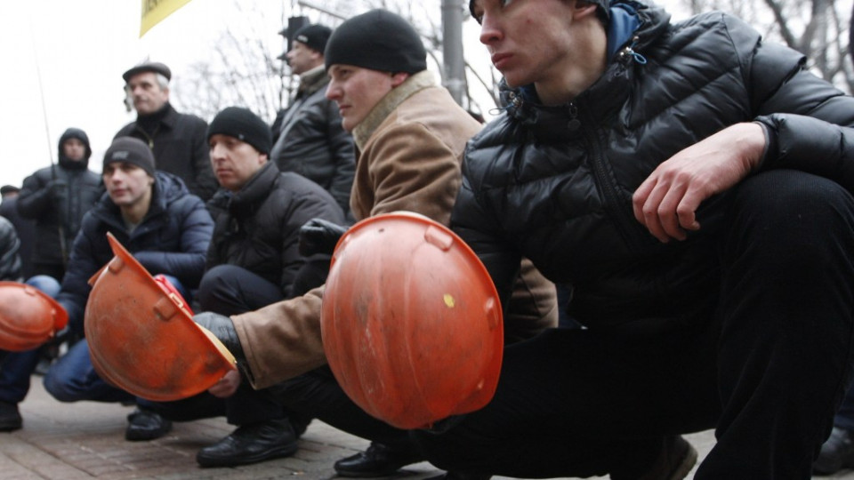 Шахтерская забастовка на Донбассе: глава профсоюза объявил голодовку