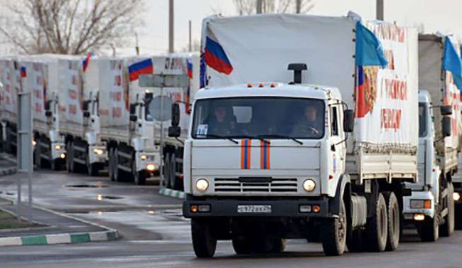 В российской «гумпомощи» для Донбасса зафиксировали военную технику