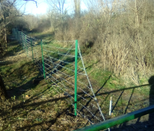 Росія відгородилась від бойовиків колючим дротом