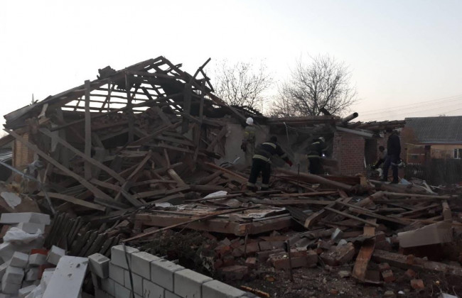 Потужний вибух на Харківщині: зруйновано житловий будинок