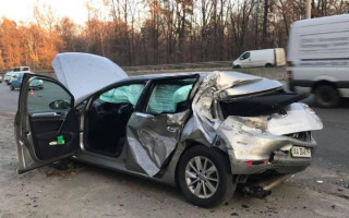 ДТП с участием Лещенко: появились видео аварии