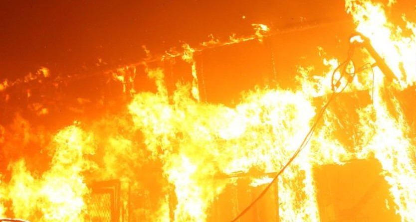 Масштабный пожар в Запорожской области: погибли дети