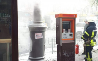 В Киеве произошел пожар на Льва Толстого