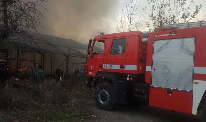 На Закарпатье произошел масштабный пожар: появилось видео