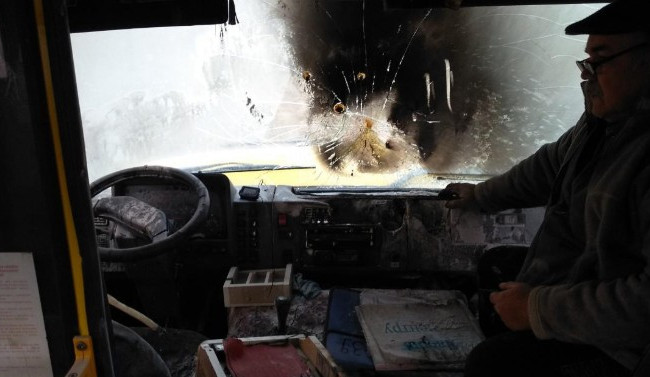 Под Львовом горел пассажирский автобус: есть подробности