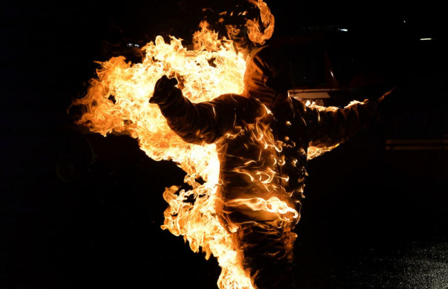 Мужчина облил себя бензином и пытался сжечь в Запорожье