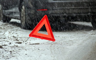 ДТП в Киеве и области: по причине снегопада увеличилось количество аварий