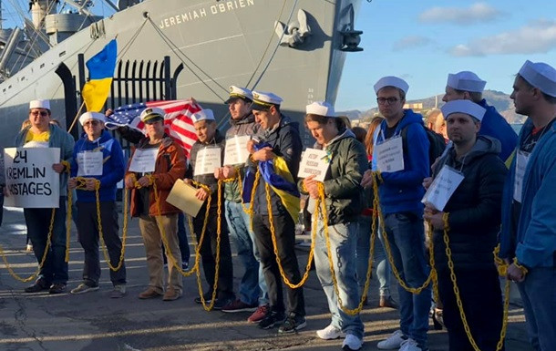 В США прошла акция протеста из-за ареста украинских моряков